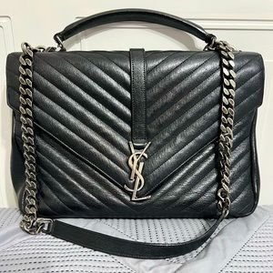 Saint Laurent Large College Bag- RE-DYED